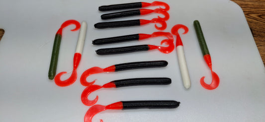 4" Curly Tail Grub Worm