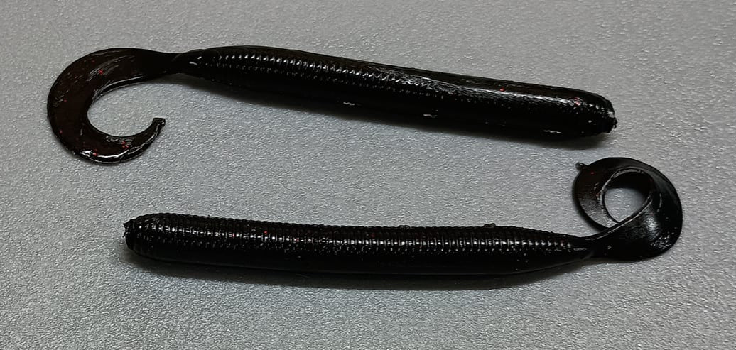 4" Curly Tail Grub Worm