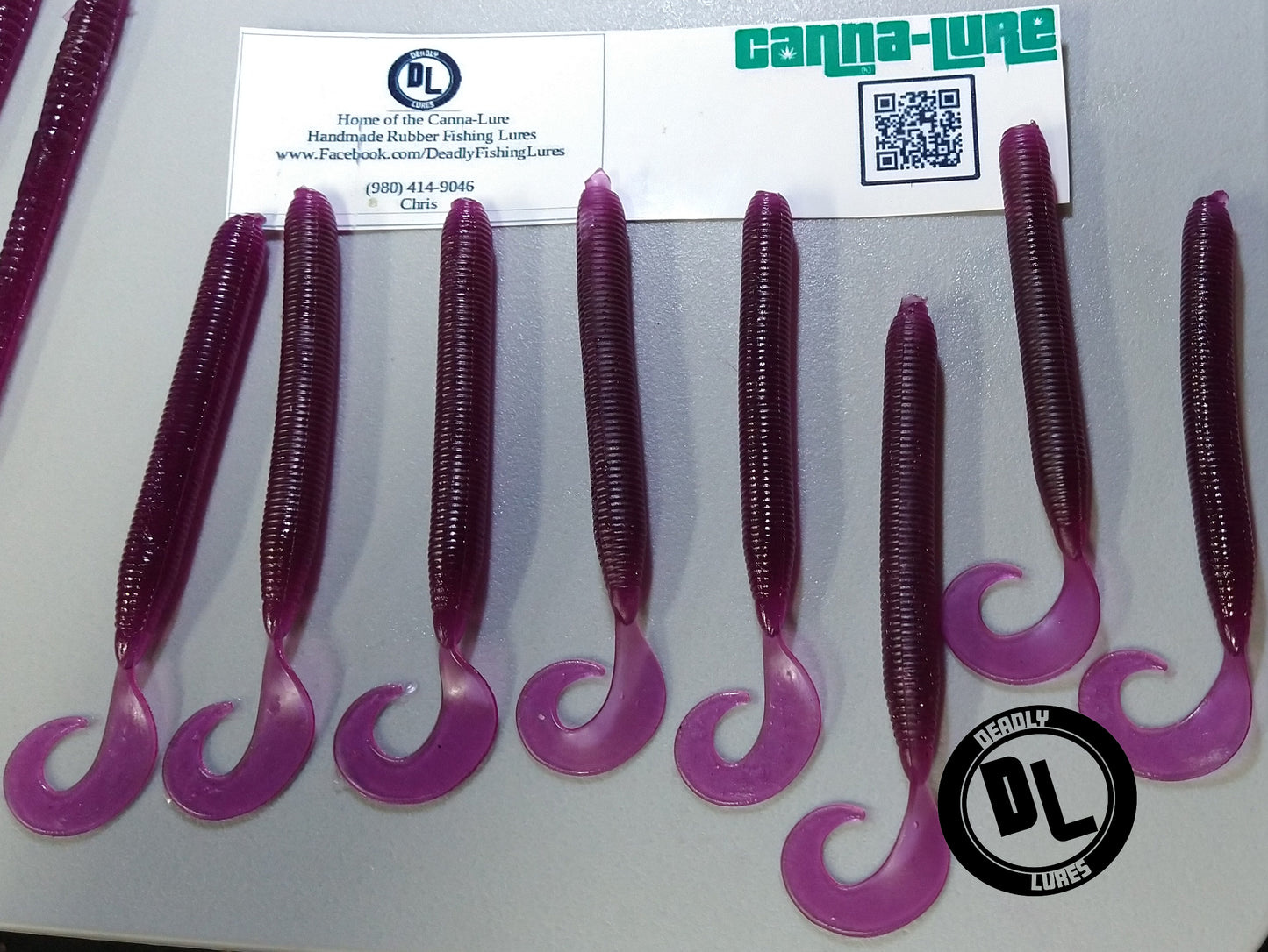 4" Curly Tail Grub Worm