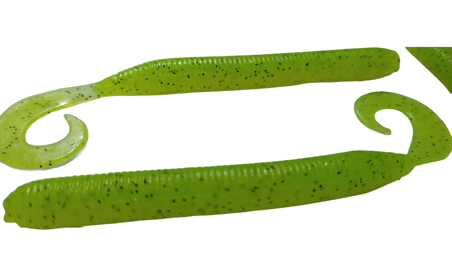 4" Curly Tail Grub Worm
