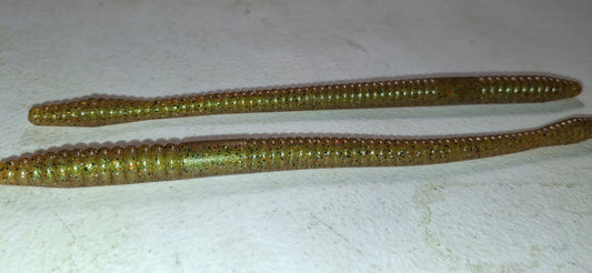 7.25" Straightworm Custom Green