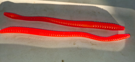 7.25" Straightworms Electric Pink